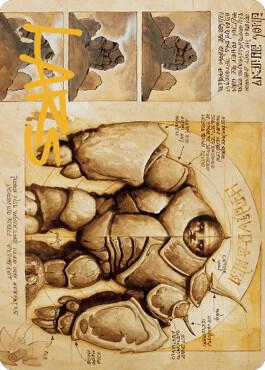 Precursor Golem Art Card (Gold-Stamped Signature) card image