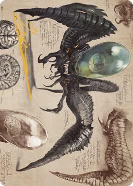 Psychosis Crawler Art Card (Gold-Stamped Signature) card image