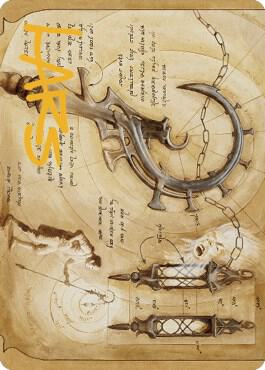 Soul-Guide Lantern Art Card (Gold-Stamped Signature) card image