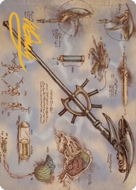 Staff of Domination Art Card (Gold-Stamped Signature) card image