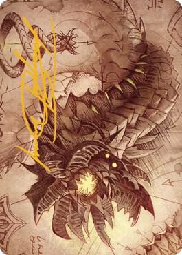 Wurmcoil Engine Art Card (Gold-Stamped Signature) card image