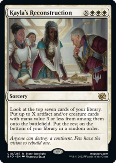 Kayla's Reconstruction card image