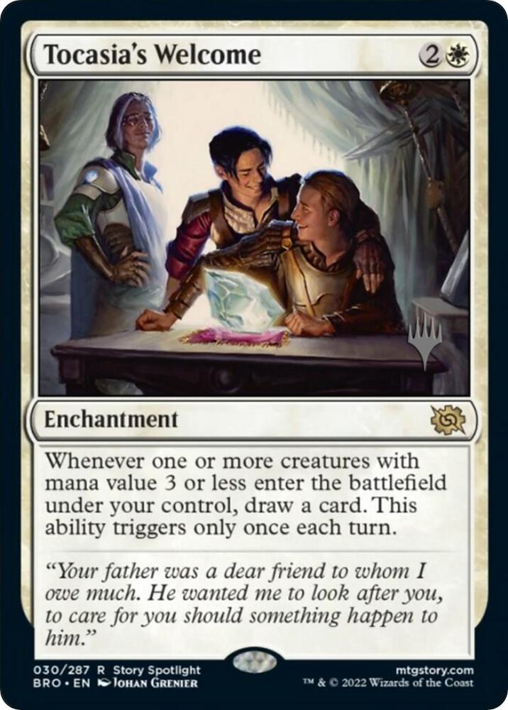 Tocasia's Welcome card image