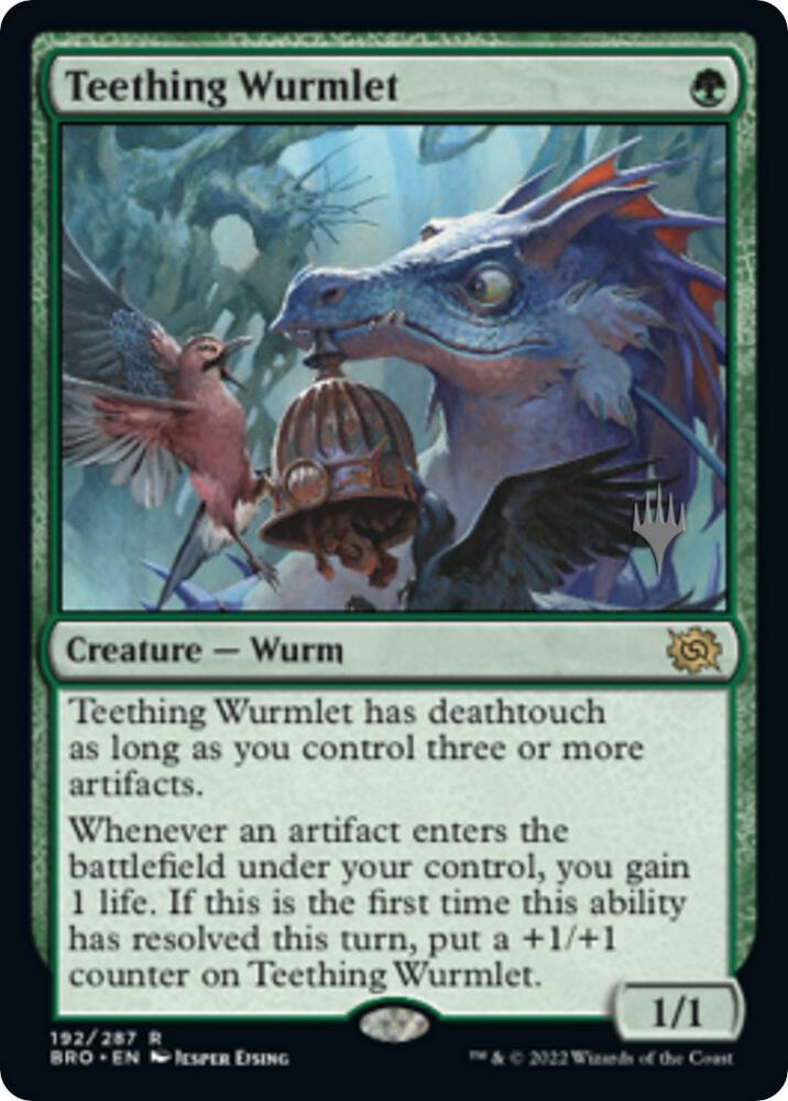 Teething Wurmlet card image