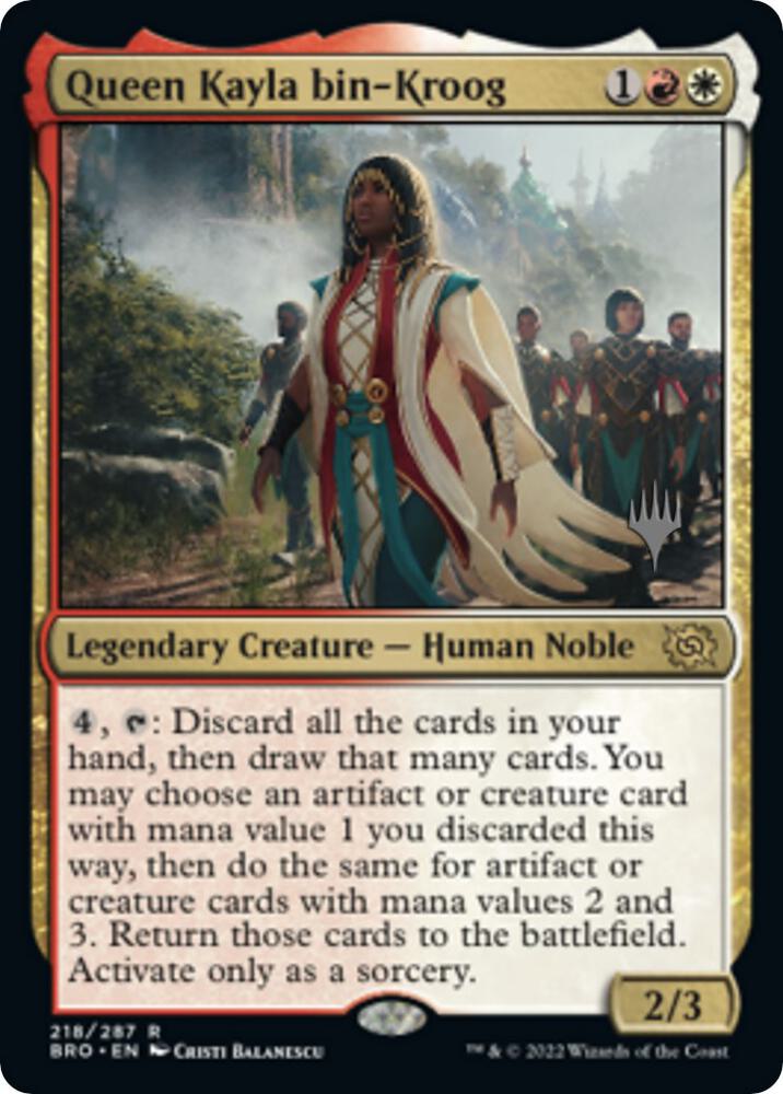 Queen Kayla bin-Kroog card image