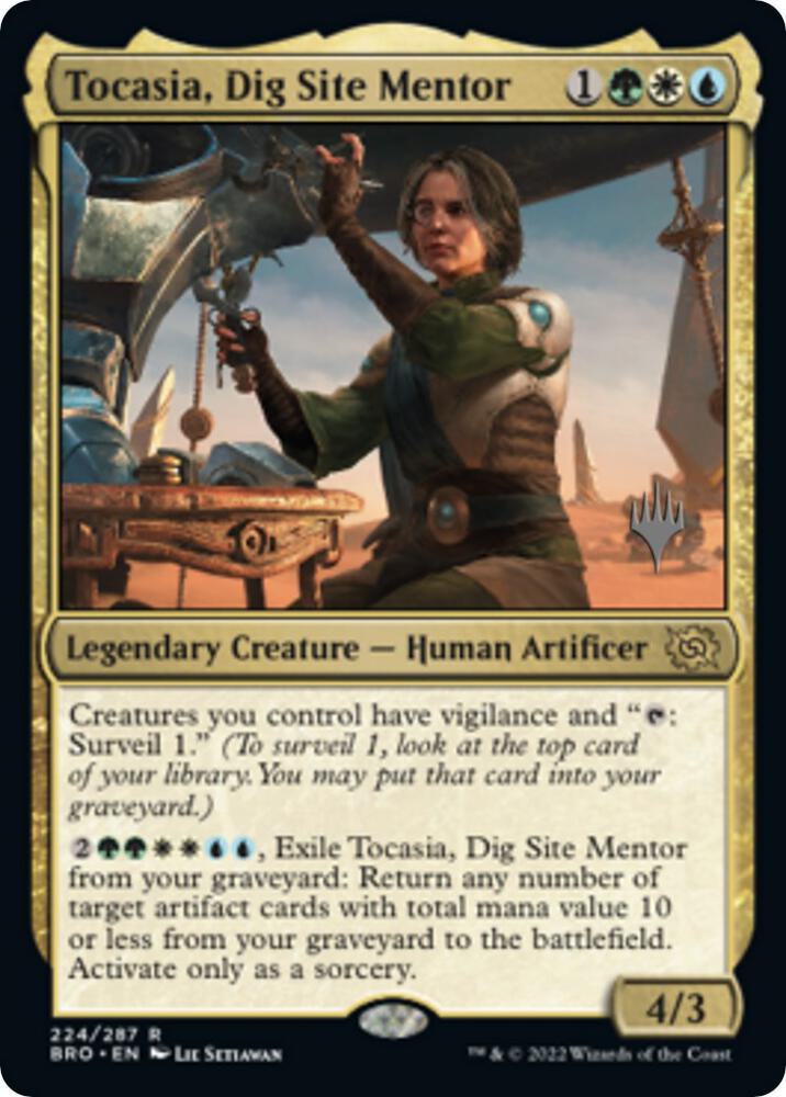 Tocasia, Dig Site Mentor card image