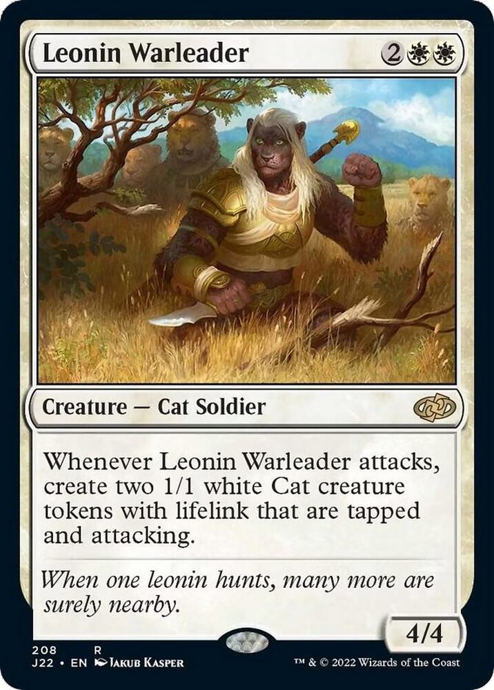 Leonin Warleader card image