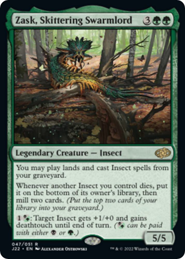 Zask, Skittering Swarmlord card image
