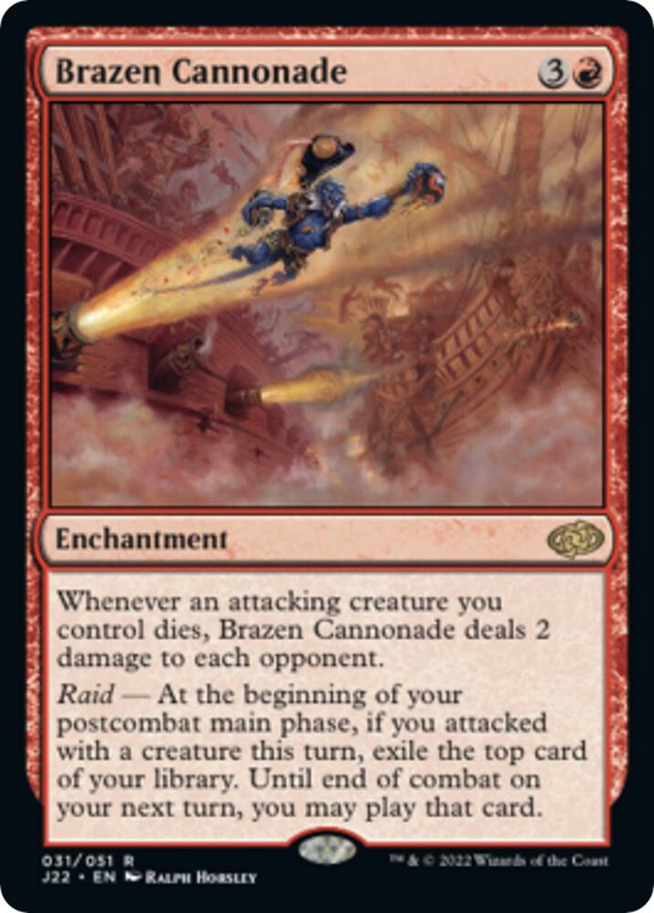 Brazen Cannonade card image