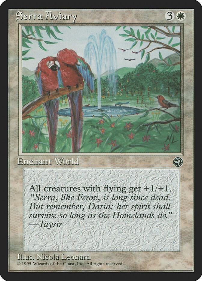 Serra Aviary card image