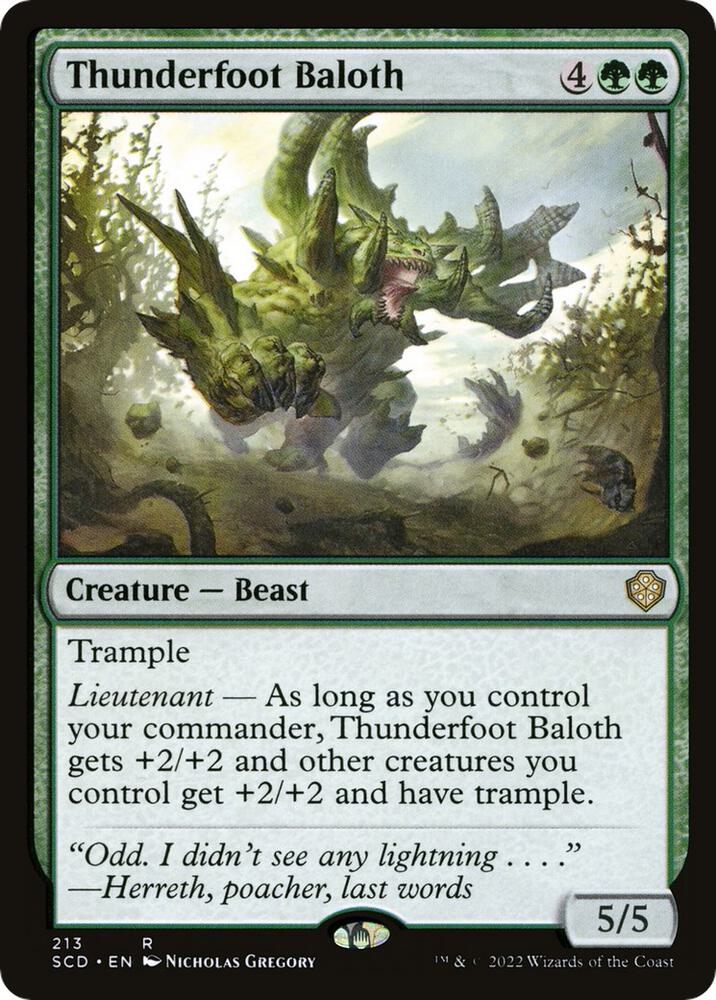 Thunderfoot Baloth card image