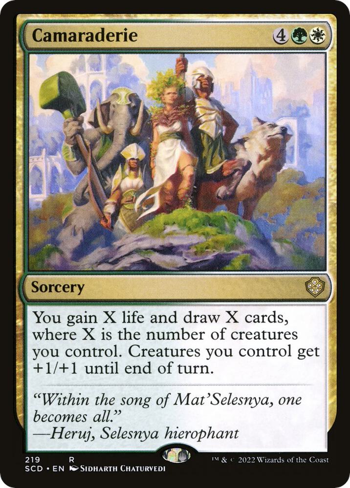 Camaraderie card image