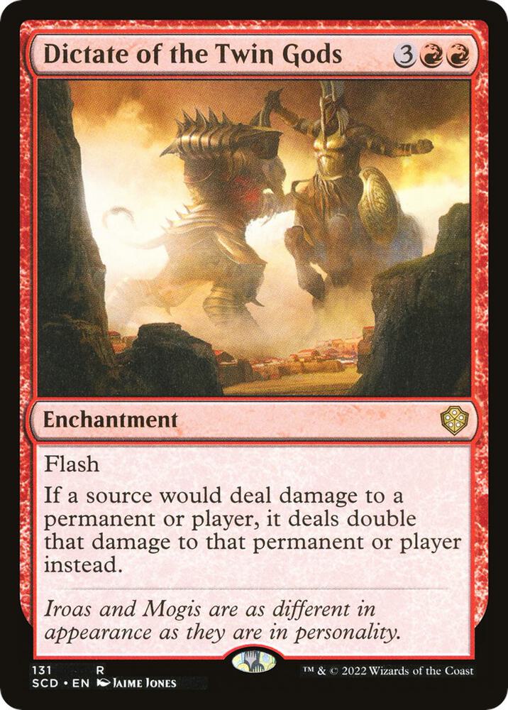 Dictate of the Twin Gods card image