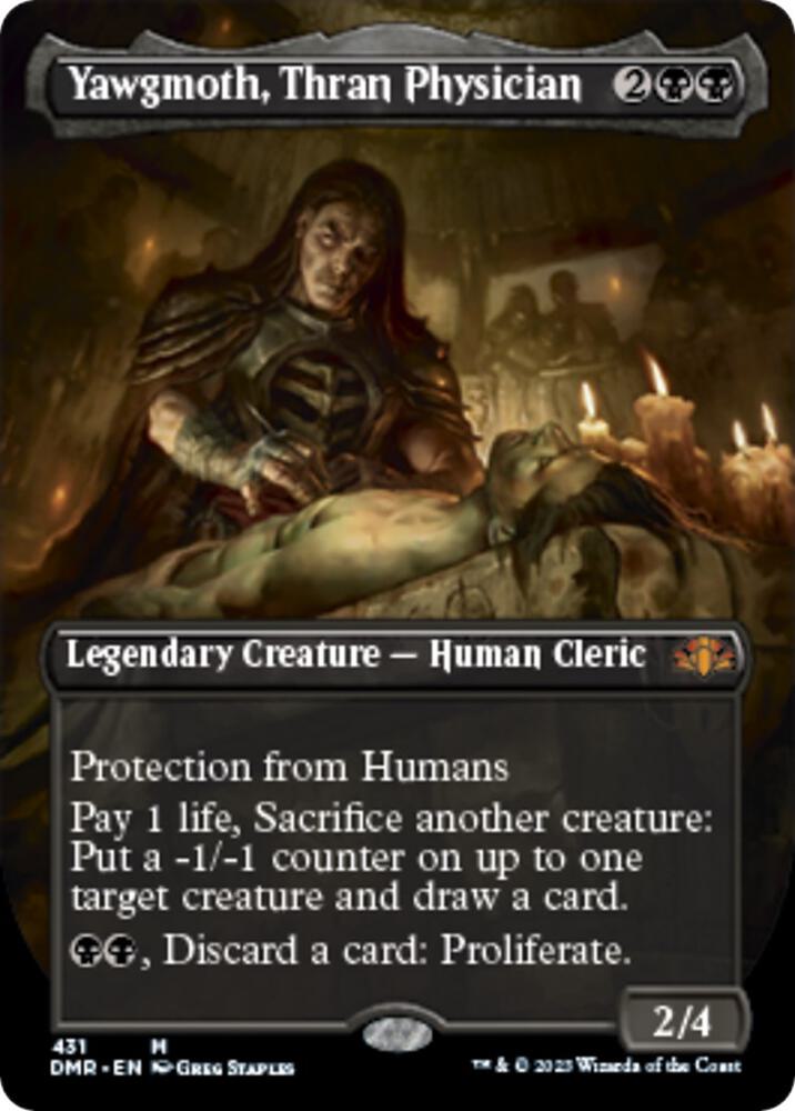 Yawgmoth, Thran Physician (Borderless) card image