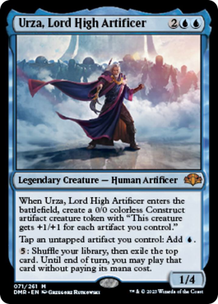 Urza, Lord High Artificer card image