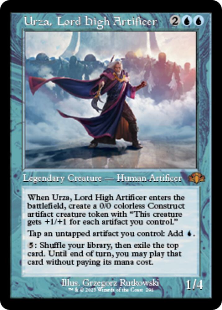 Urza, Lord High Artificer (Retro Frame) card image