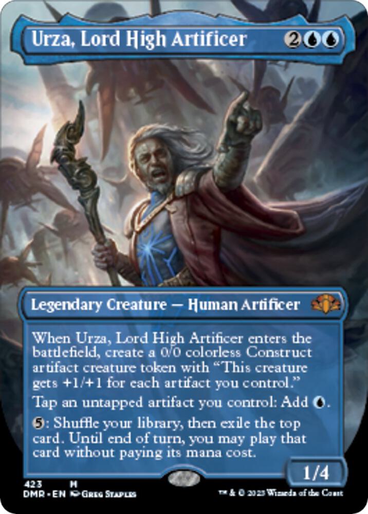 Urza, Lord High Artificer (Borderless) card image