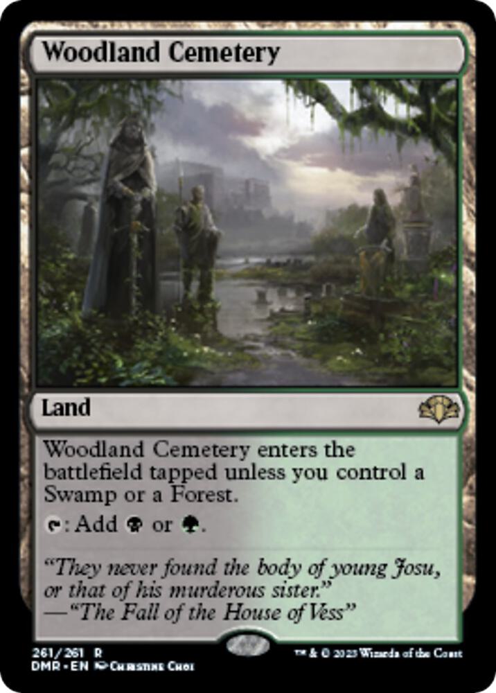 Woodland Cemetery card image