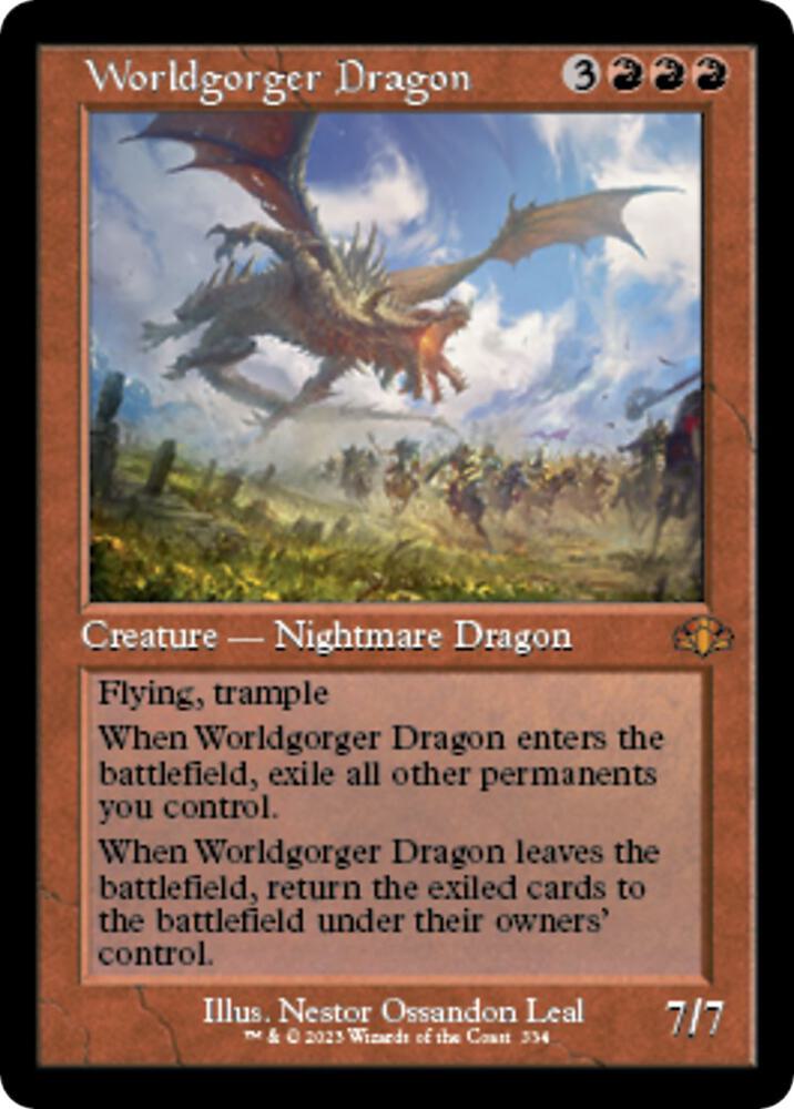Worldgorger Dragon (Retro Frame) card image
