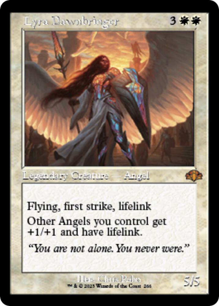 Lyra Dawnbringer (Retro Frame) card image