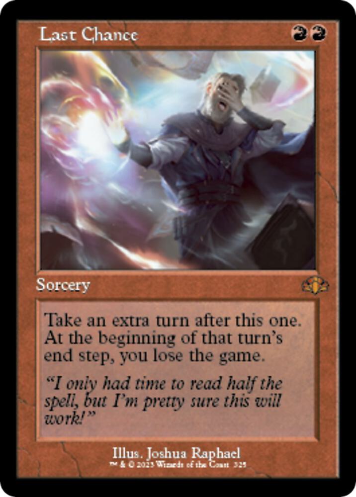 Last Chance (Retro Frame) card image