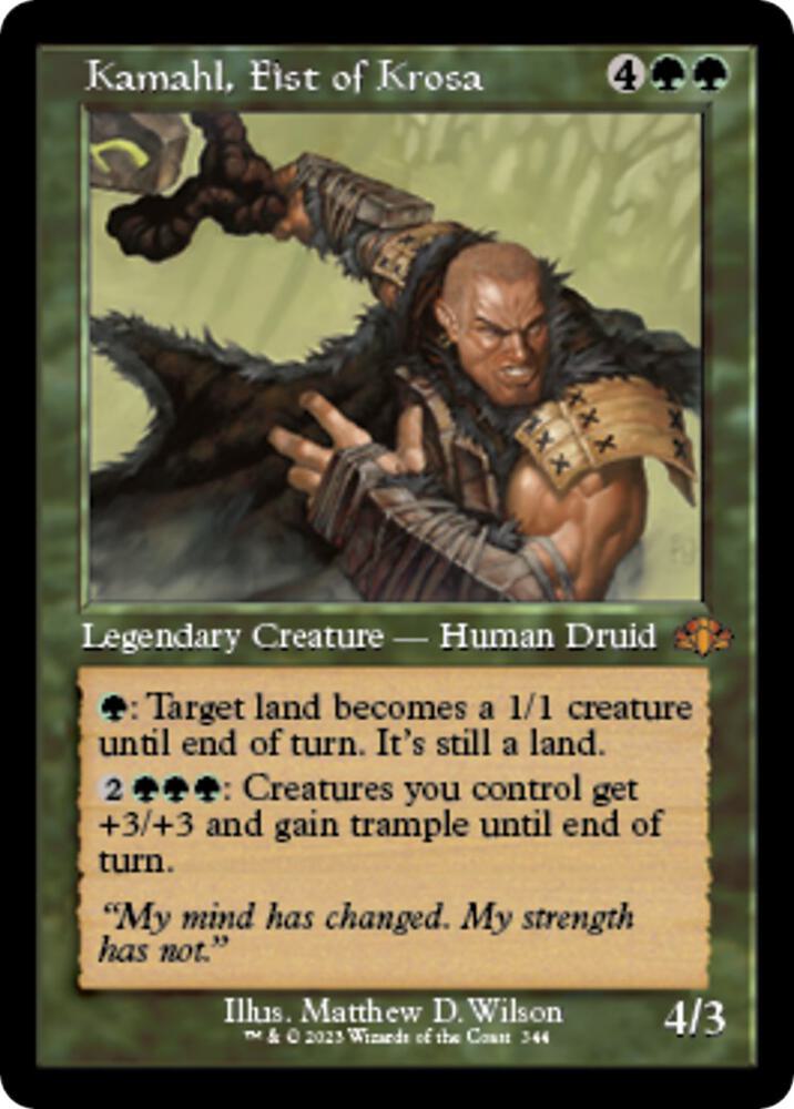 Kamahl, Fist of Krosa (Retro Frame) card image