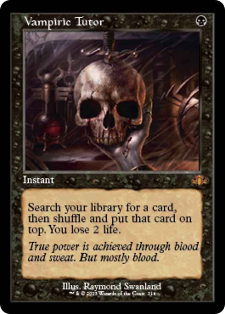 Vampiric Tutor (Retro Frame) card image
