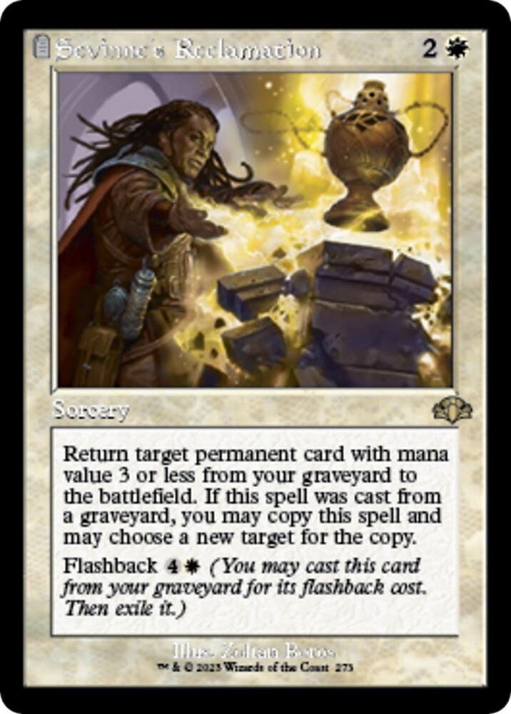 Sevinne's Reclamation (Retro Frame) card image