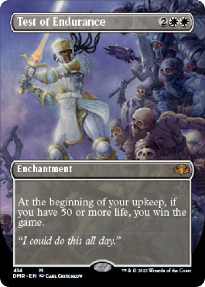 Test of Endurance (Borderless) card image