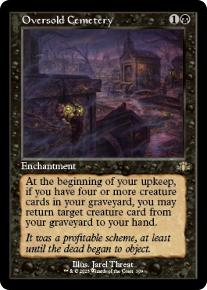 Oversold Cemetery (Retro Frame) card image
