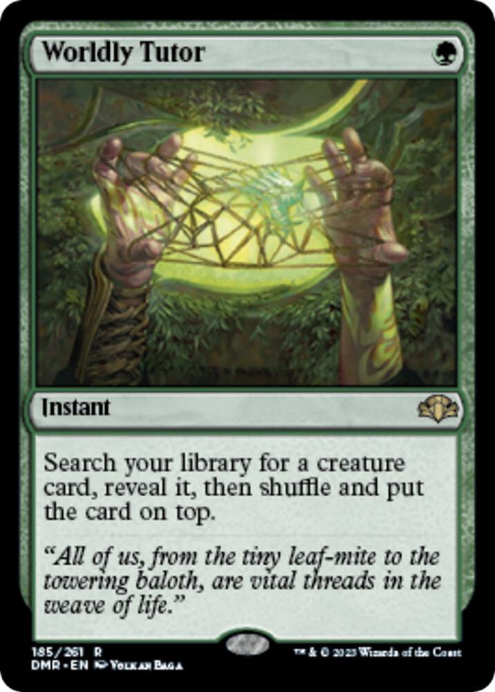Worldly Tutor card image