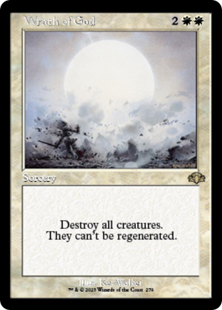 Wrath of God (Retro Frame) card image
