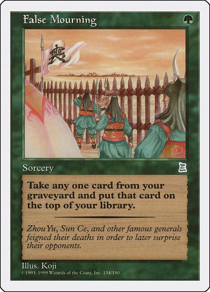 False Mourning card image