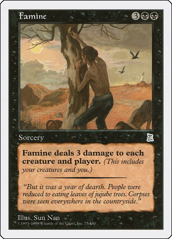 Famine card image