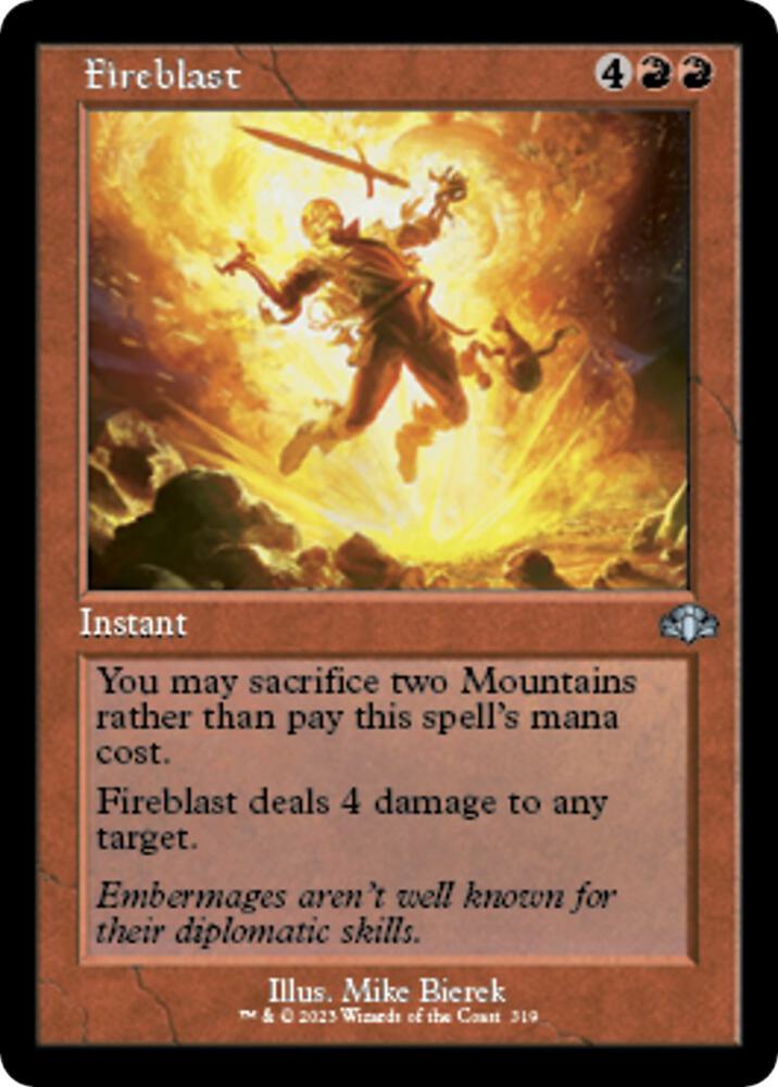 Fireblast (Retro Frame) card image