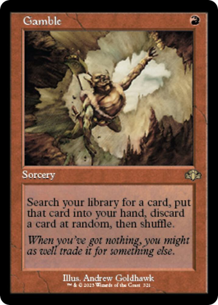Gamble (Retro Frame) card image