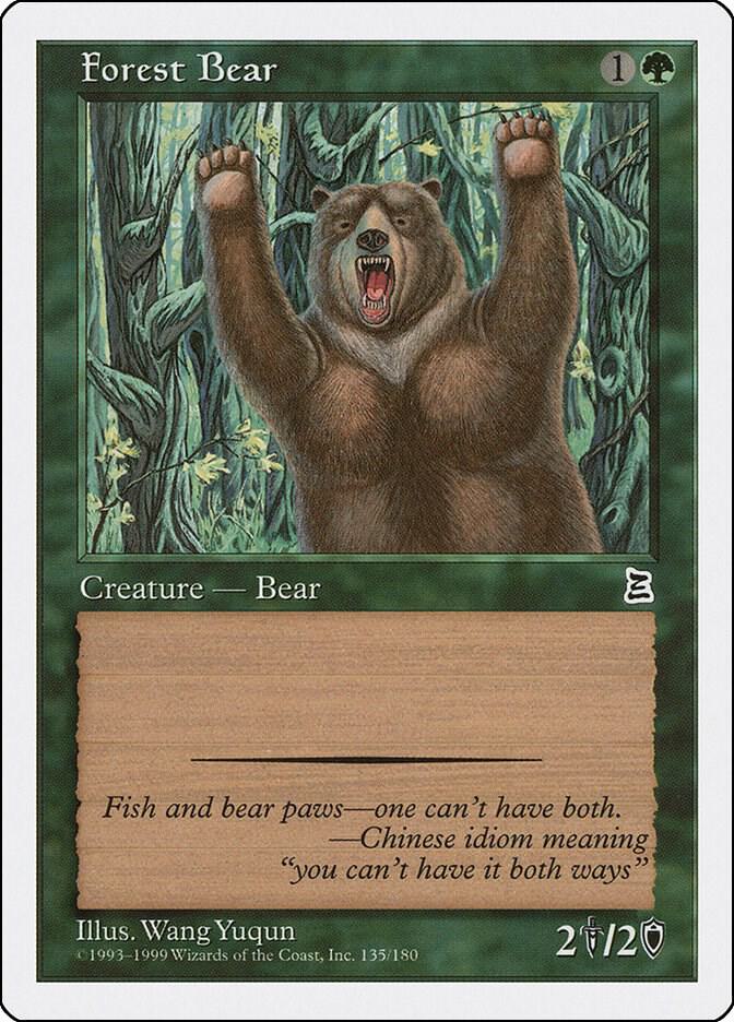 Forest Bear card image