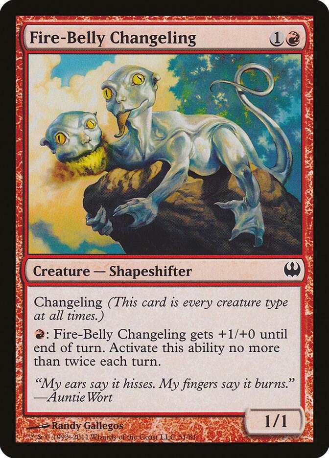 Fire-Belly Changeling card image