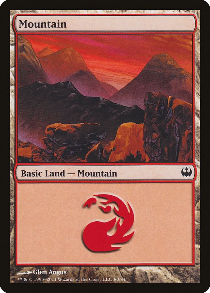 Mountain (80) card image