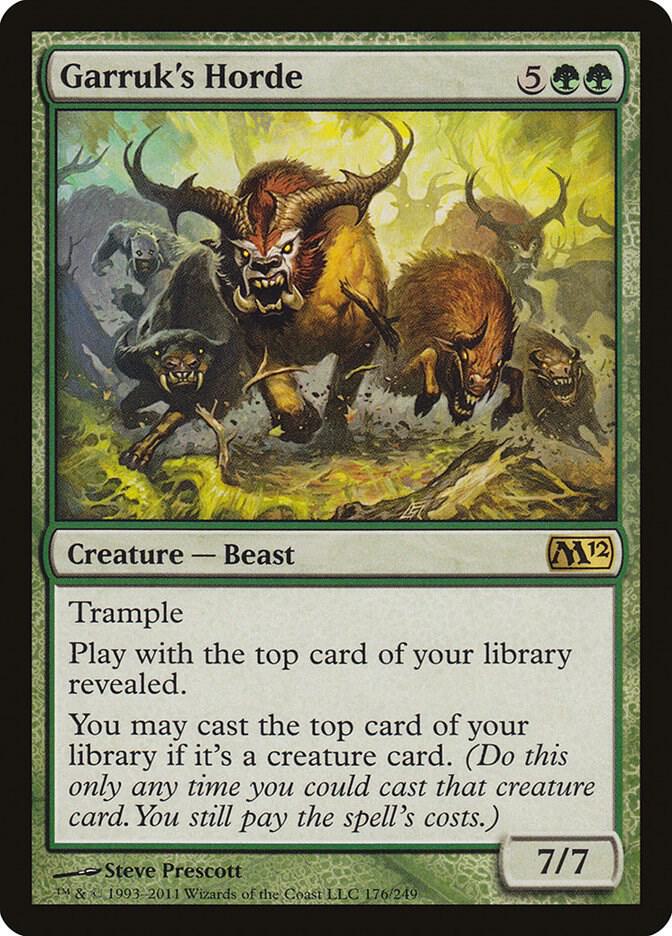 Garruk's Horde card image