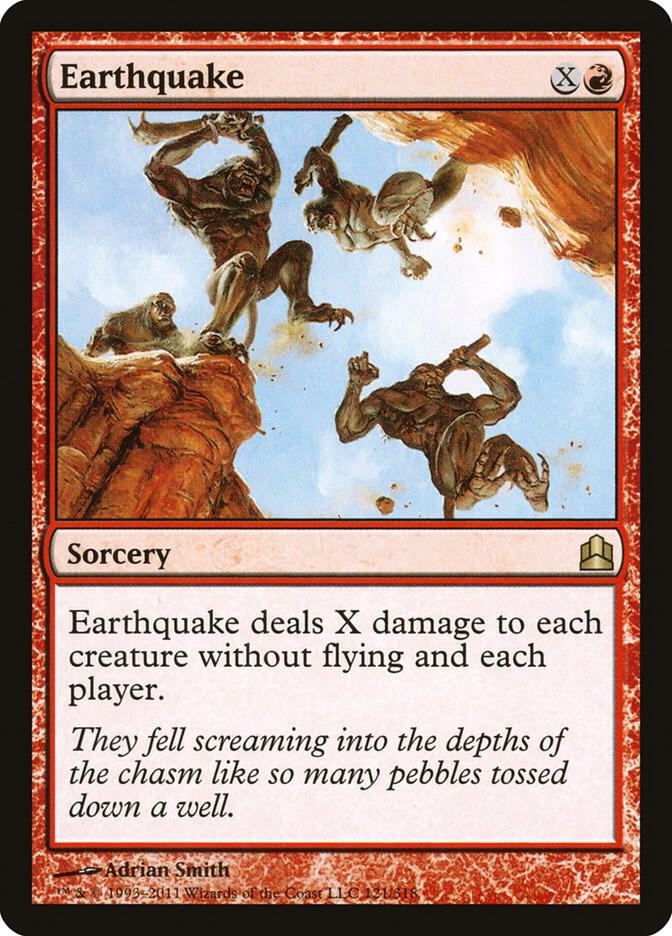 Earthquake card image
