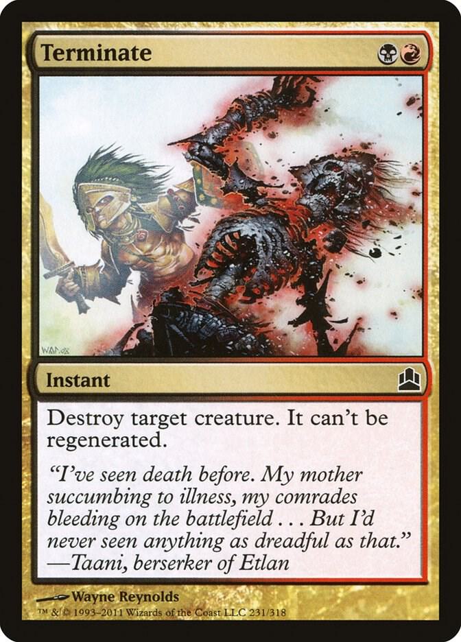 Terminate card image