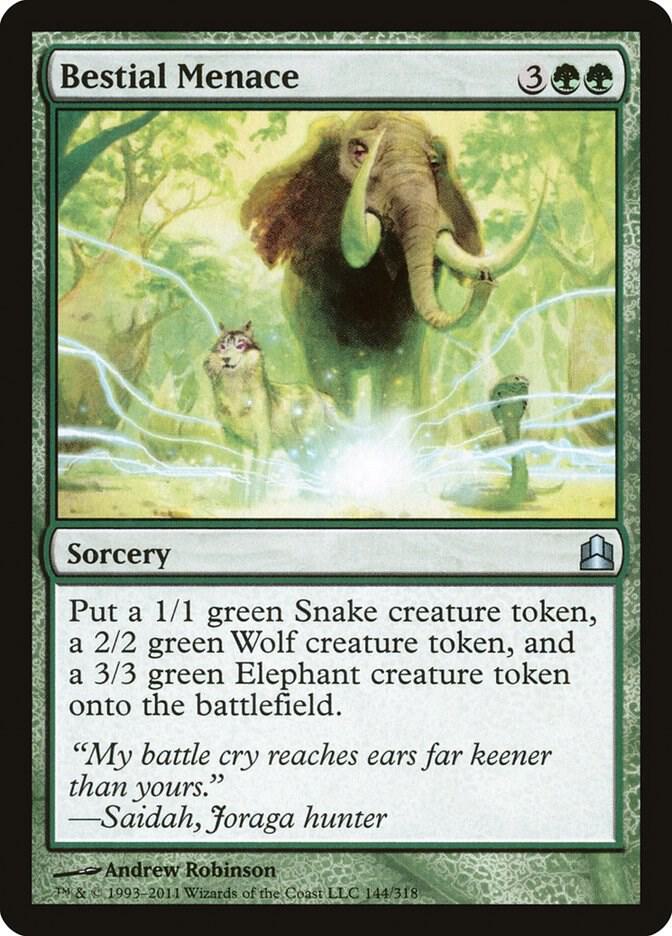 Bestial Menace card image