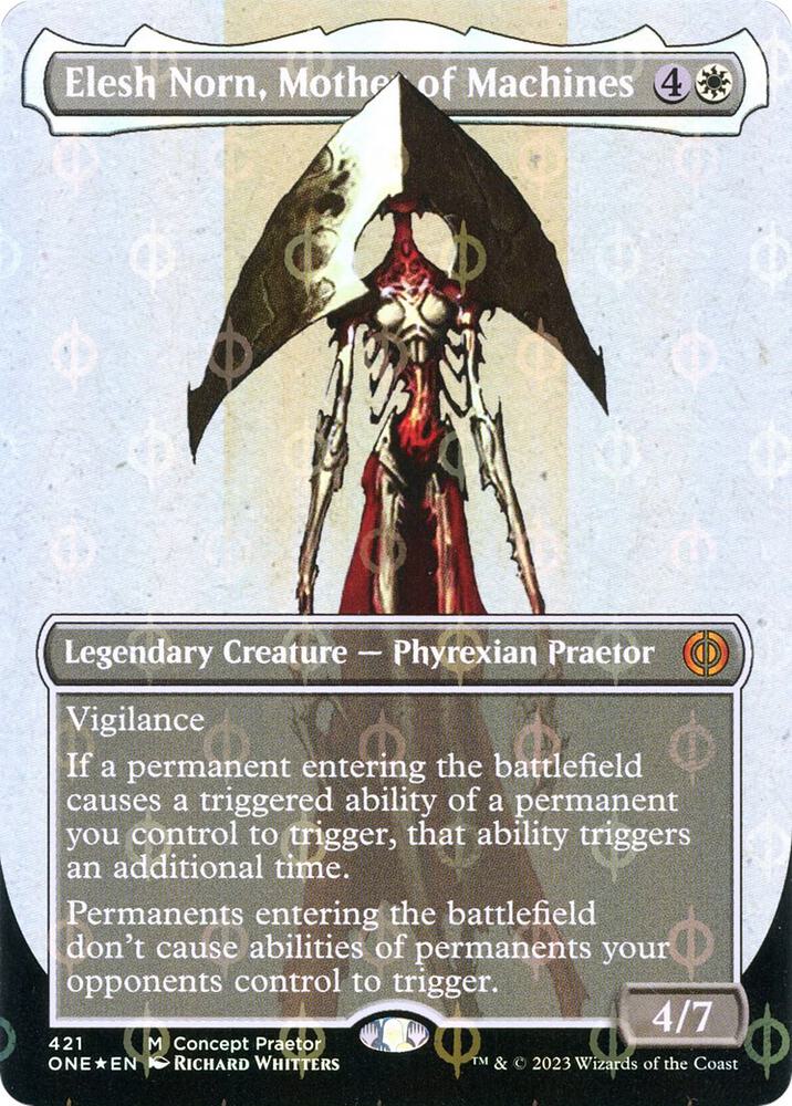Elesh Norn, Mother of Machines (Concept Praetor) (Step-and-Compleat Foil) card image