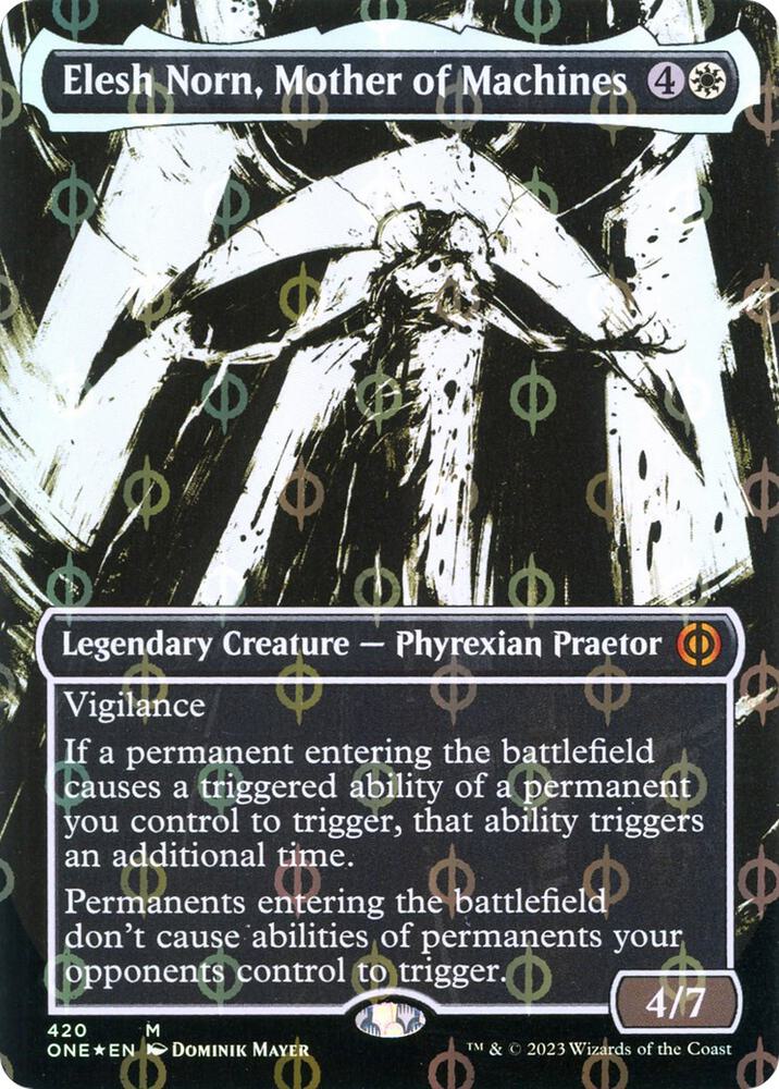 Elesh Norn, Mother of Machines (Showcase) (Step-and-Compleat Foil) card image