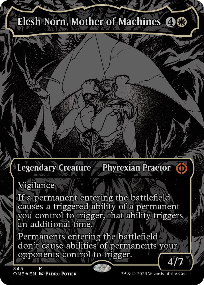 Elesh Norn, Mother of Machines (Oil Slick Raised Foil) card image