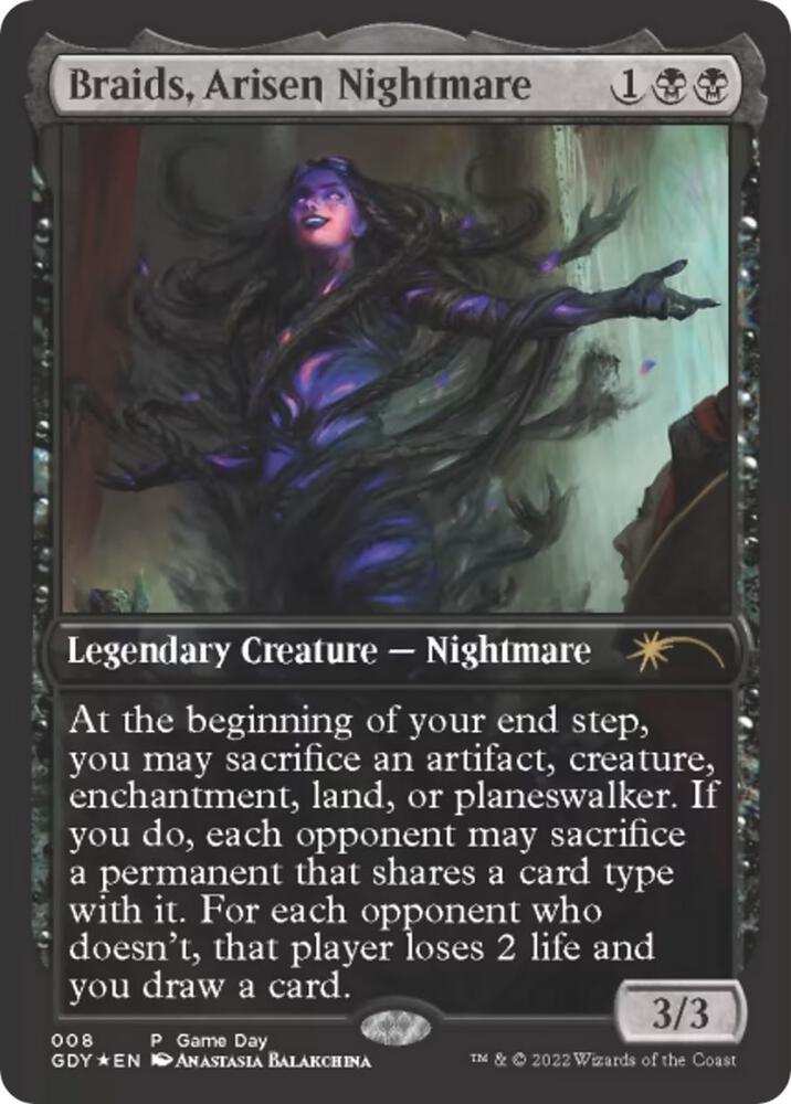 Braids, Arisen Nightmare card image