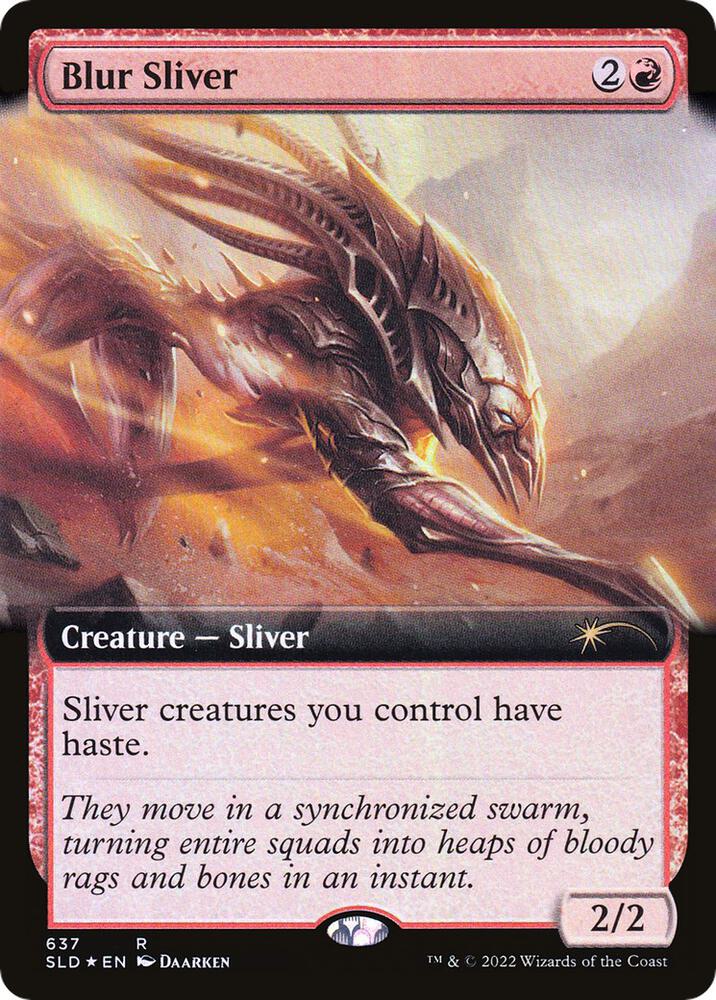 Blur Sliver (Extended Art) card image