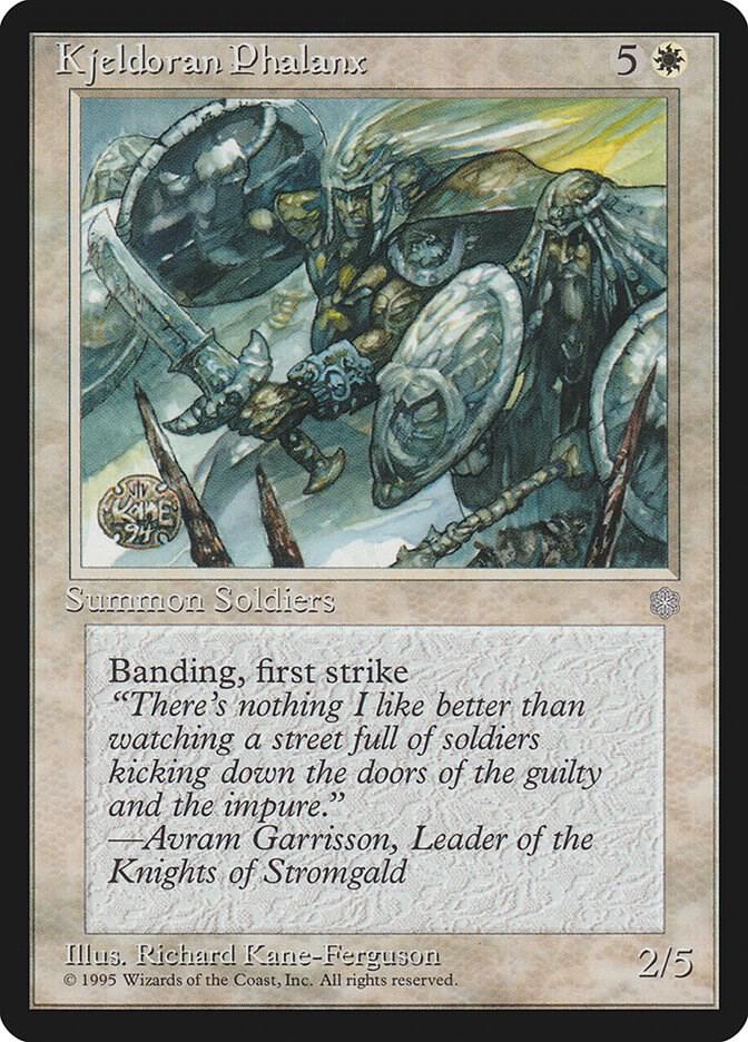 Kjeldoran Phalanx card image