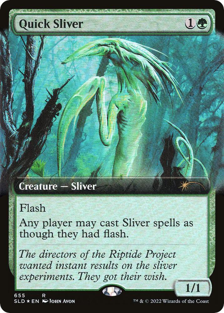Quick Sliver (Extended Art) card image